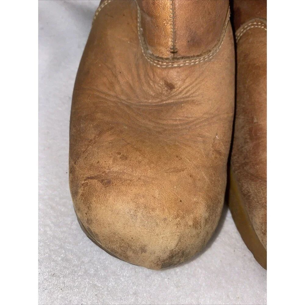 Dexter Dex Vintage Leather 70 Snow Boots Winter Lined Heel Lagen Gorp 8.5 M USA